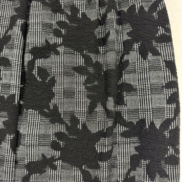 Ivanka Trump Black Gray Floral Pencil Skirt Large Church Service Ministry Office - Picture 6 of 11